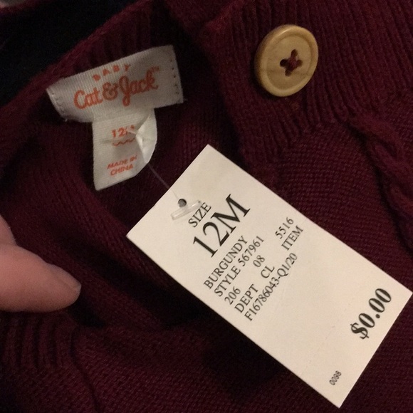 Cat&jack sweater over all  onesie - Picture 5 of 6